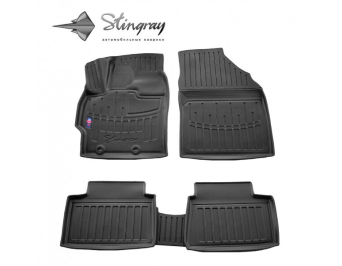 Toyota Yaris Cross (XP21) (2020-...) комплект 3D ковриков с 5 штук (Stingray), цена: 1 870 грн.