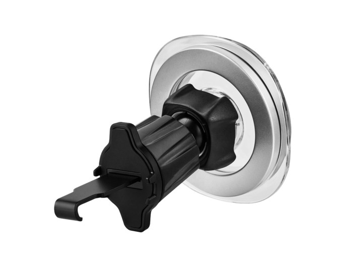 Тримач телефону автомобільний Brevia AirVent Ultra Сrystal MagRING на дефлектор, магнітний Magsafe, ціна: 439 грн.