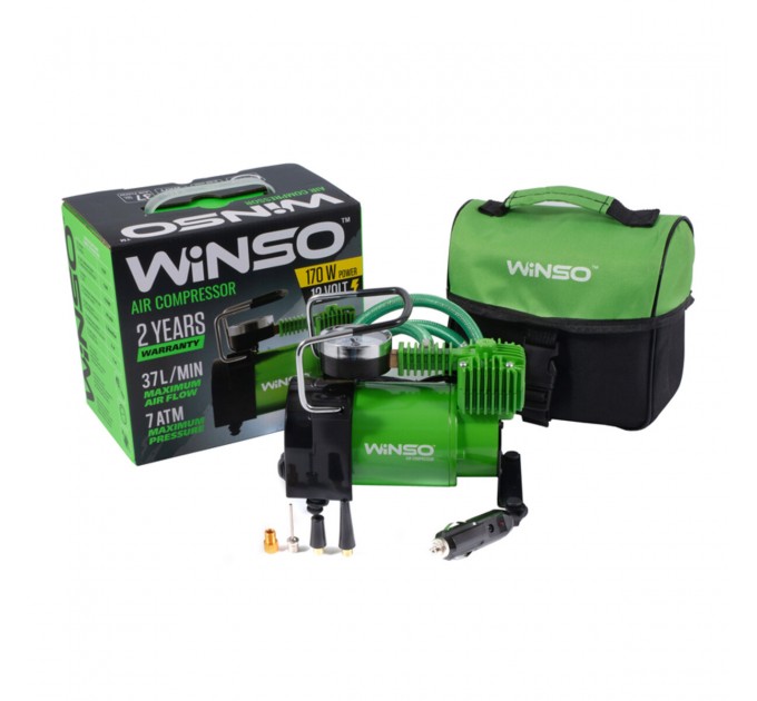 Компресор автомобільний Winso 7 Атм 37 л/хв 170 Вт, ціна: 926 грн.