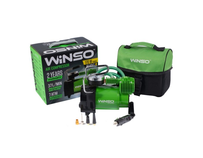Компресор автомобільний Winso 7Атм 37л/хв 170Вт, ціна: 924 грн.