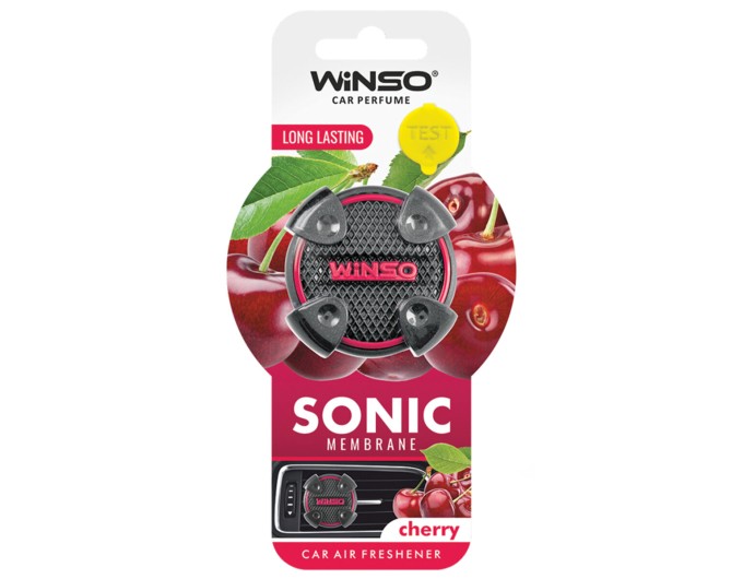 Освежитель воздуха Winso Sonic, мембранный на дефлектор - Cherry, цена: 109 грн.