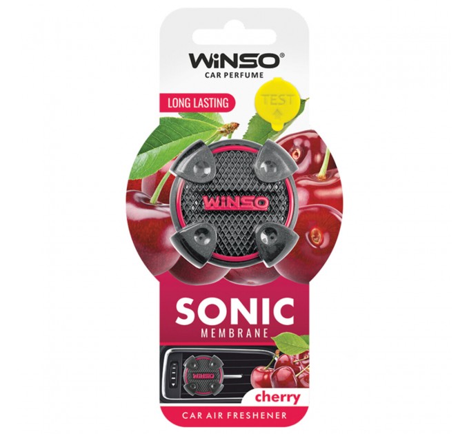 Освіжувач повітря Winso Sonic, мембранний на дефлектор - Cherry, ціна: 108 грн.