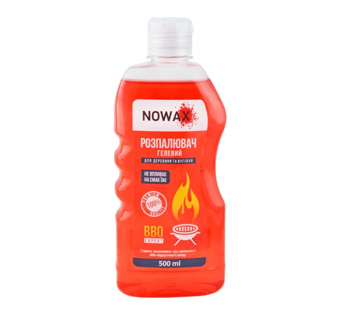 Розпалювач для дерева та вугілля Nowax гелевий, 500мл, ціна: 121 грн.