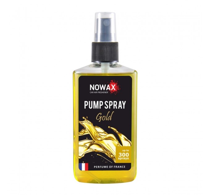 Ароматизатор Nowax Pump Spray Gold, 75ml з розпилювачем, ціна: 103 грн.