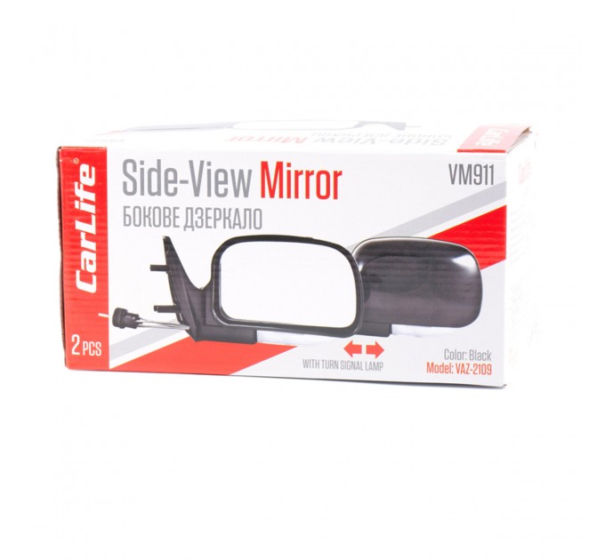Дзеркала бокові Carlife, ВАЗ 2108, 09, 099, 13, 14,15, комп. 2шт, ціна: 885 грн.