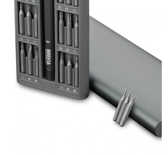 Викрутка Brevia з комплектом насадок для точних робіт 24в1, ціна: 540 грн.