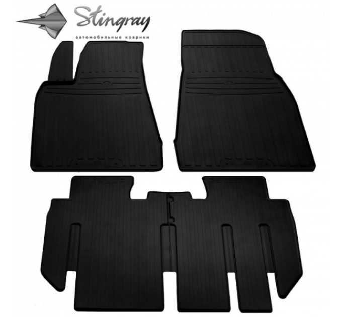 Tesla Model X (7 seats 2 line (2 1)) (2019-...) комплект килимків з 4 штук (Stingray), ціна: 4 161 грн.