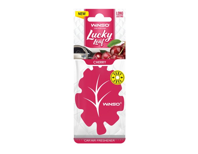 Освежитель воздуха Winso Lucky Leaf, целлюлозный ароматизатор, Cherry, цена: 32 грн.