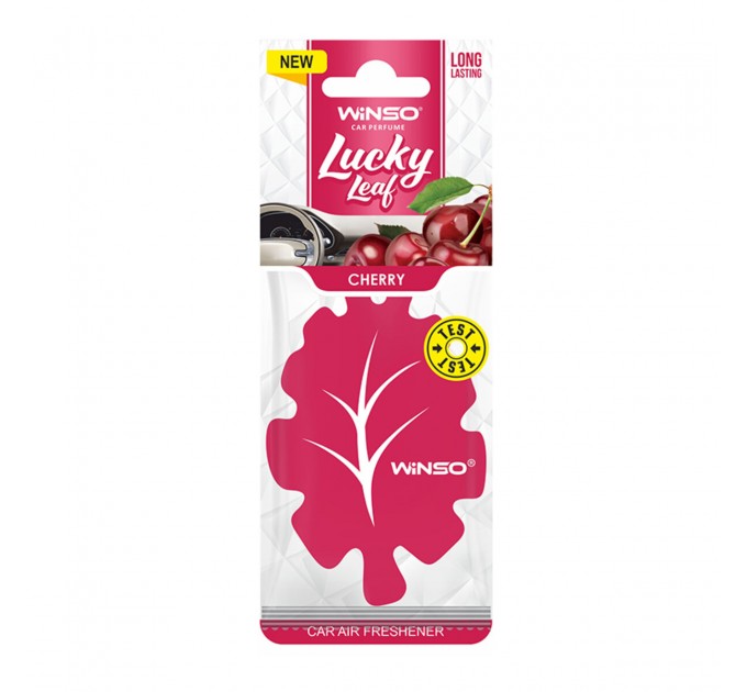 Освіжувач повітря Winso Lucky Leaf, целюлозний ароматизатор, Cherry, ціна: 32 грн.