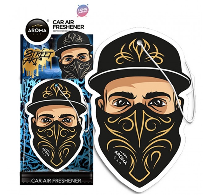 Ароматизатор Aroma Car Cellulose Street Art - Mask сухой, цена: 55 грн.