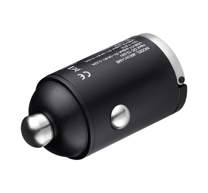 Автомобильное зарядное устройство Brevia ePower NanoMetal 38W 1xUSB-C+1xUSB-A черный, цена: 474 грн.