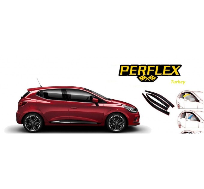 Дефлектори на вікна (вітровики) PERFLEX Opel COMBO C 2001-2015, ціна: 580 грн.