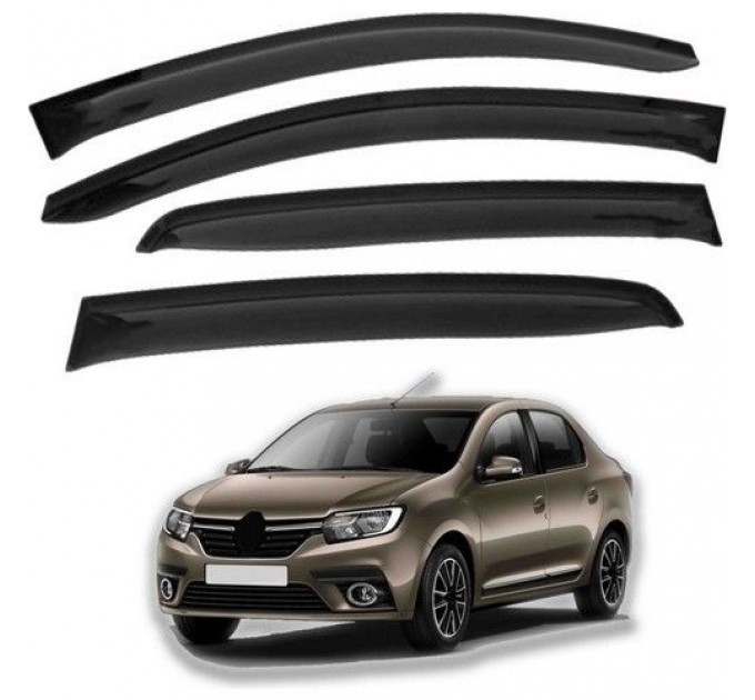 Дефлектори на вікна (вітровики) PERFLEX Renault Symbol AVANT 2013-..., ціна: 720 грн.