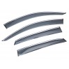 Дефлекторы окон (ветровики) SUN VISORS с хромом HONDA CIVIC 2015-2021 HB, цена: 1 255 грн.