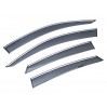 Дефлекторы окон (ветровики) SUN VISORS с хромом Volkswagen TIGUAN 2015-..., цена: 1 838 грн.