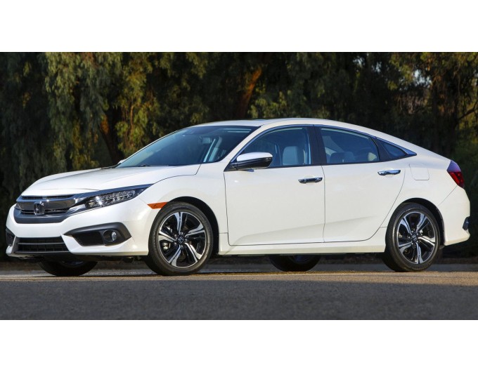 Вітровики вікон (дефлектори) SUN VISORS з хромом HONDA CIVIC SEDAN 2015-2021, ціна: 1 392 грн.