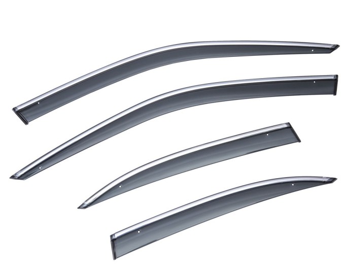 Вітровики вікон (дефлектори) SUN VISORS з хромом BMW E39 1995-2004, ціна: 1 322 грн.
