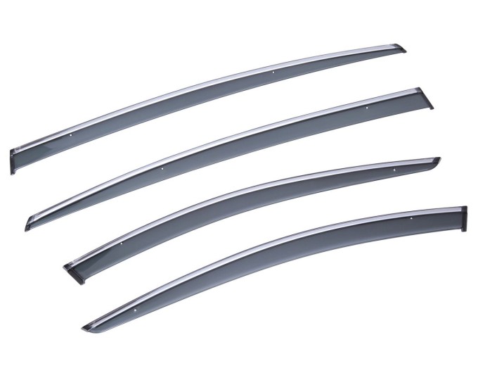 Вітровики вікон (дефлектори) SUN VISORS с хромом Peugeot 308 2007-2013, ціна: 1 165 грн.