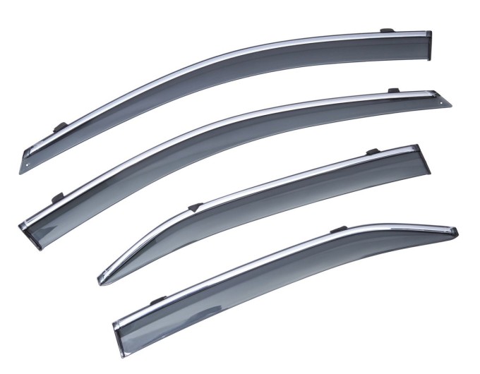 Вітровики вікон (дефлектори) SUN VISORS з хромом TOYOTA CAMRY 40 2006-2011, ціна: 1 392 грн.
