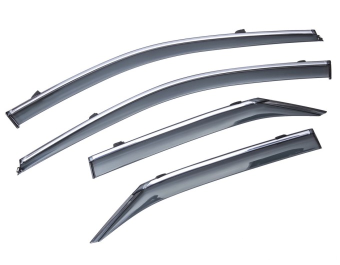 Вітровики вікон (дефлектори) SUN VISORS з металевою вставкою TOYOTA CAMRY 55 USA 2014-2017, ціна: 1 847 грн.