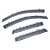 Дефлекторы окон (ветровики) SUN VISORS с хромом MITSUBISHI ASX 2010-..., цена: 1 255 грн.