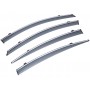 Дефлекторы окон (ветровики) SUN VISORS с хромом Mazda 3 седан 2008-2014