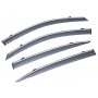 Дефлекторы окон (ветровики) SUN VISORS с хромом Subaru Legasy 2010-2015