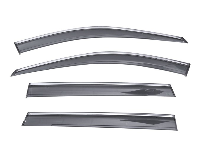 Дефлекторы окон (ветровики) SUN VISORS с хромом Subaru OUTBACK COMBI 2009-2014, цена: 1 692 грн.