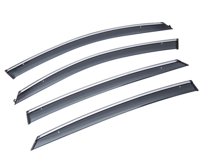 Вітровики вікон (дефлектори) SUN VISORS з хромом KIA OPTIMA 2010-2015, ціна: 1 392 грн.