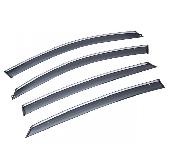 Дефлекторы окон (ветровики) SUN VISORS с хромом KIA OPTIMA 2010-2015, цена: 1 255 грн.