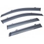 Вітровики вікон (дефлектори) SUN VISORS з хромом MITSUBISHI OUTLANDER 2012-2020