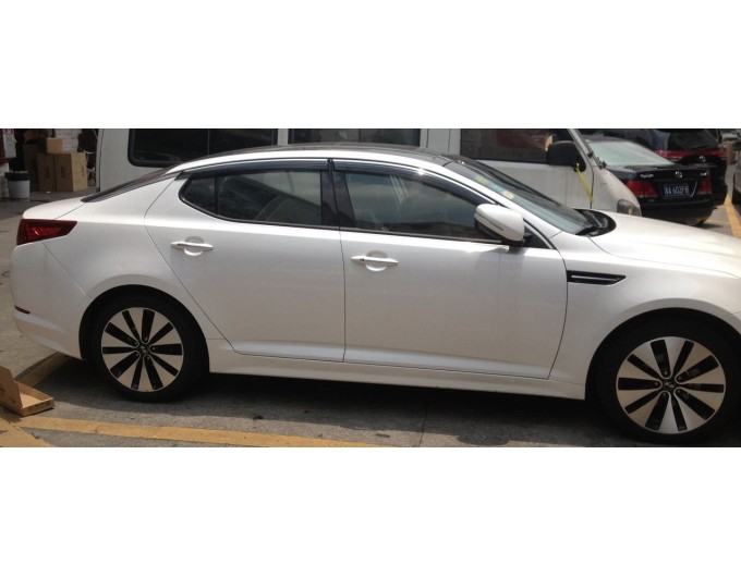 Вітровики вікон (дефлектори) SUN VISORS з хромом KIA OPTIMA 2015-2020, ціна: 1 392 грн.