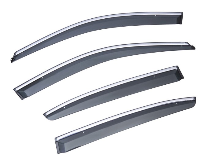 Вітровики вікон (дефлектори) SUN VISORS з хромом Honda ACCORD 8 USA 2007-2012, ціна: 1 392 грн.
