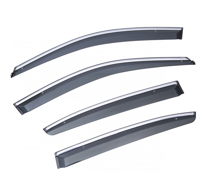 Дефлекторы окон (ветровики) SUN VISORS с хромом Honda ACCORD 8 USA 2007-2012, цена: 1 255 грн.