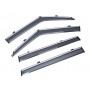 Вітровики вікон (дефлектори) SUN VISORS з хромом KIA SOUL 2008-2013