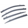 Дефлекторы окон (ветровики) SUN VISORS с хромом Honda ACCORD 9 2013-2017, цена: 1 255 грн.