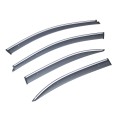 Вітровики вікон (дефлектори) SUN VISORS з хромом SKODA RAPID SEDAN 2012-..., ціна: 1 392 грн.