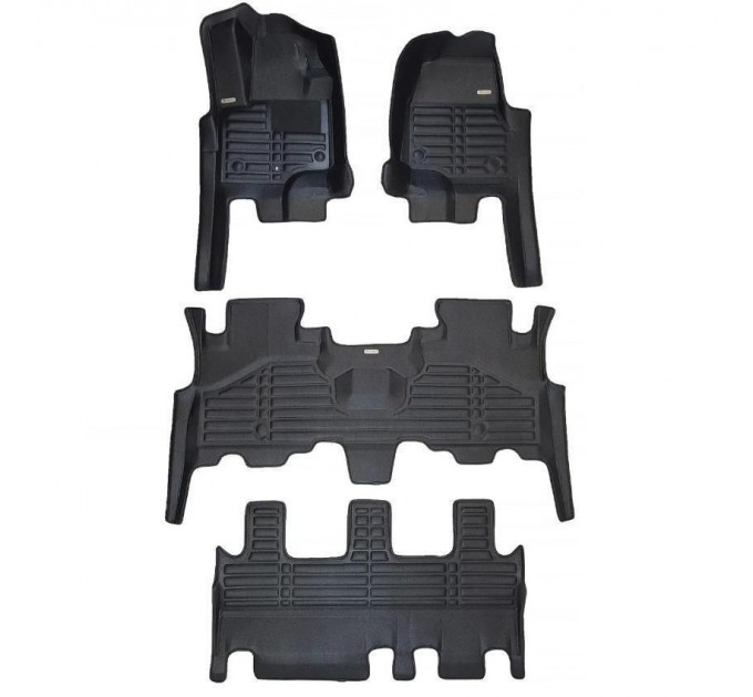 Килимки автомобільні SKOPA для Tesla Model X 2015-, 7місць (fold flat 2nd row) KM-145 black, ціна: 7 462 грн.