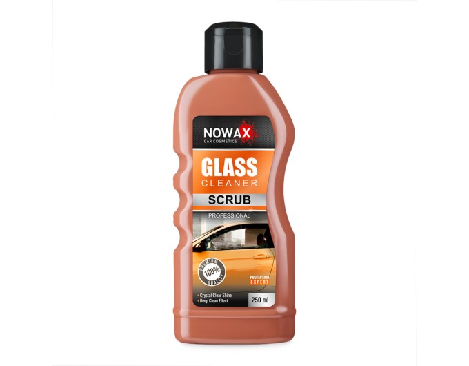 Абразивный очиститель Nowax Glass Cleaner Scrub для стеклянных поверхностей от водного камня 250мл, цена: 341 грн.