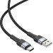 Кабель Brevia USB to Type-C 2,4А 2м, черный ZIP, цена: 189 грн.