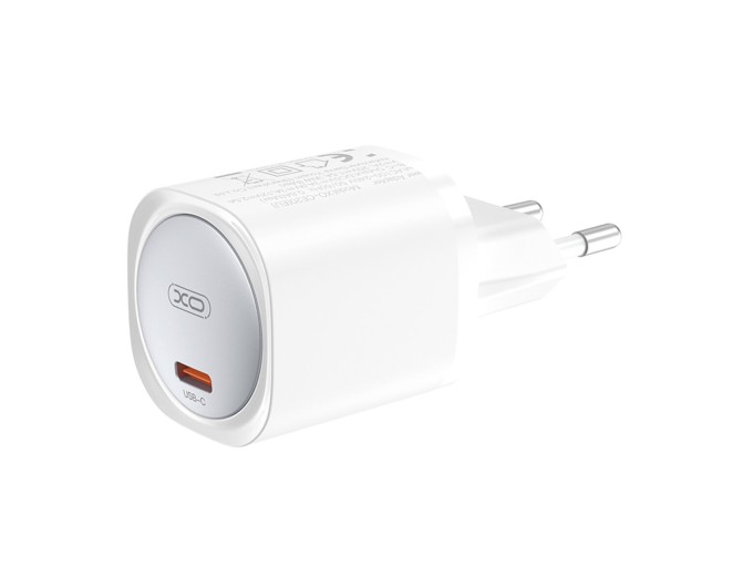 Сетевое зарядное устройство XO CE20 PD30W/PPS33W 1USB-C + Type-C кабель белый, цена: 449 грн.