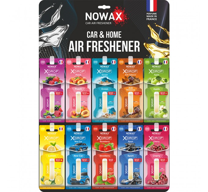 MIX №1 ароматизаторів повітря Nowax X Drop, ціна: 1 765 грн.