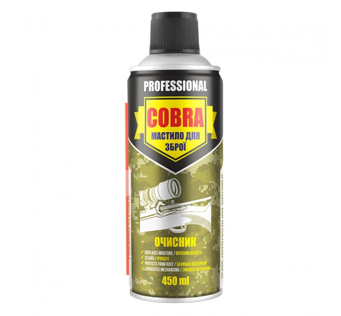 Смазка очиститель для оружия Nowax Firearms Cleaner Cobra, 450мл, цена: 282 грн.