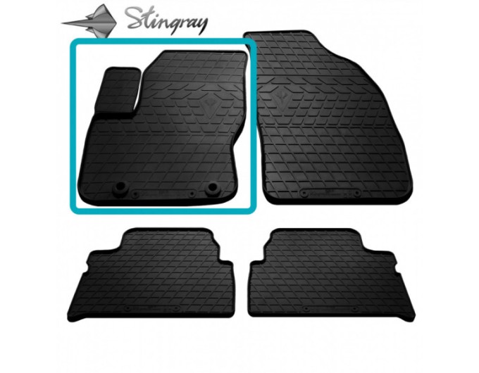 Ford C-Max (2003-2010) коврик передний левый (Stingray), цена: 919 грн.
