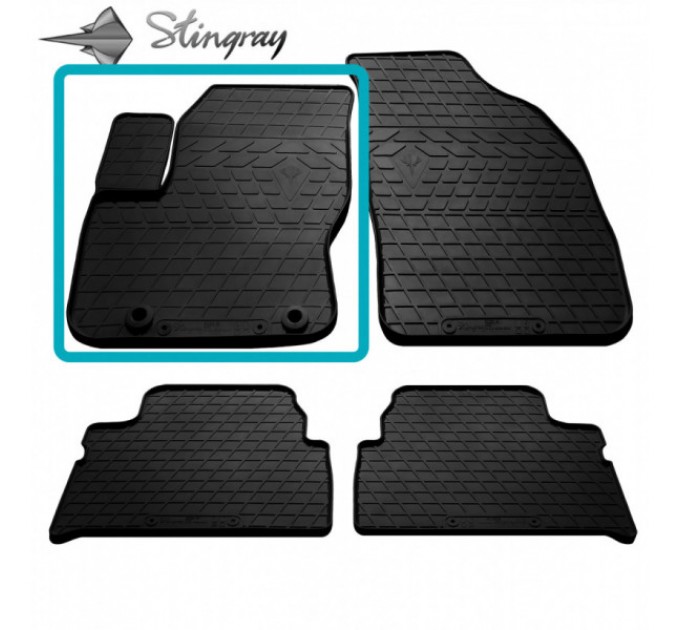 Ford C-Max (2003-2010) коврик передний левый (Stingray), цена: 649 грн.