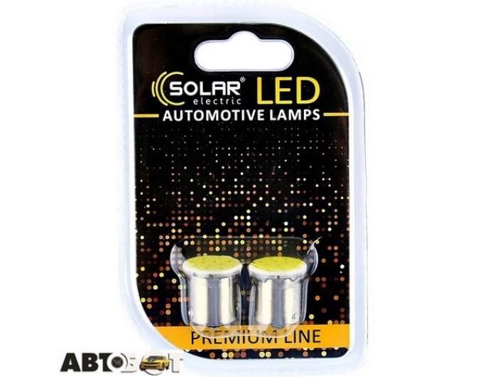 LED лампа SOLAR G18.5 BA15s 12V 1COB white SL1382 (2 шт.), ціна: 82 грн.