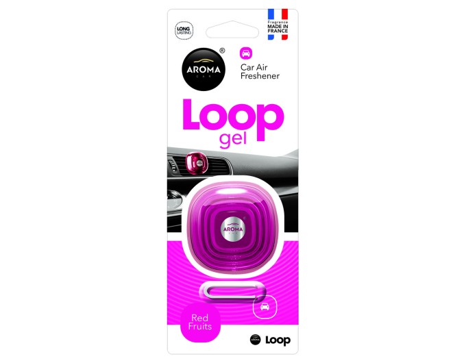 Ароматизатор Aroma Car Loop Red Fruits гелевий, ціна: 138 грн.