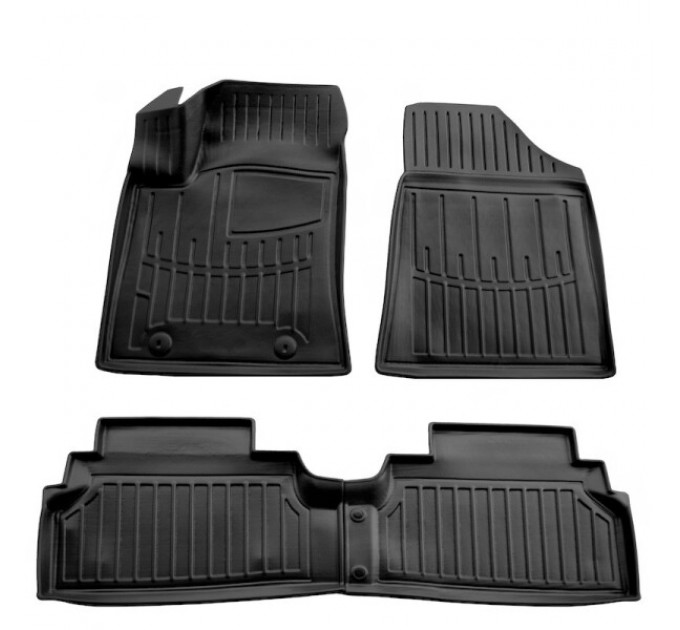 Hyundai Kona Electric (2023-...) комплект 3D килимків з 4 штук (Stingray), ціна: 1 870 грн.