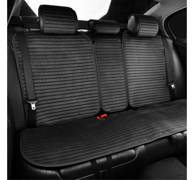 Комплект преміум накидок для сидінь CarLife Sport, black, ціна: 4 561 грн.