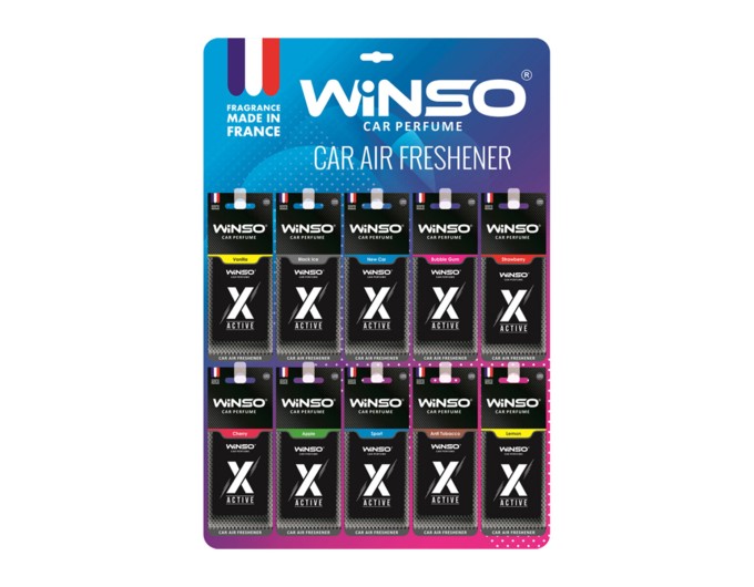 Ароматизатор Winso X Active MIX набір, ціна: 1 852 грн.